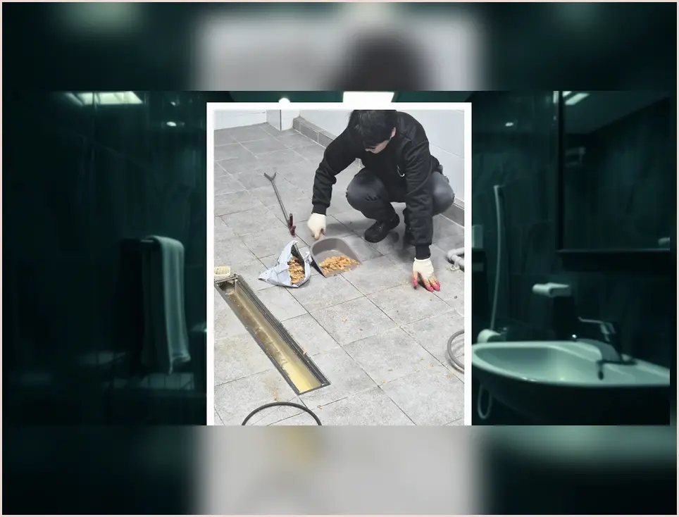 안산 양상동 원룸 하수구막힘 진행 모습 6